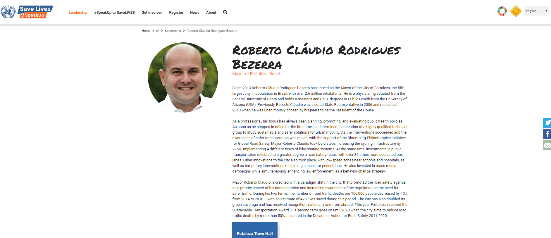 print screen de uma página da internet